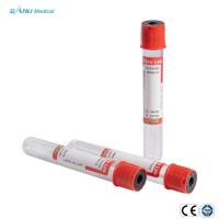 Buy cheap Red Top 3ml Glass Blood Collection Tubes Vacuum Clot Activator Tube product