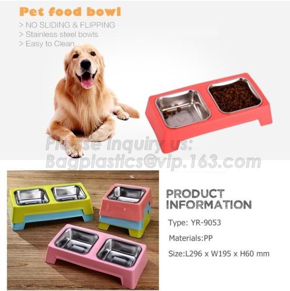 Buy cheap FDA certified Dog Bowls, Stainless Steel Dog Food Bowl with No Spill Non-Skid Silicone Mat for Feeding Dogs Cats and Pet from wholesalers