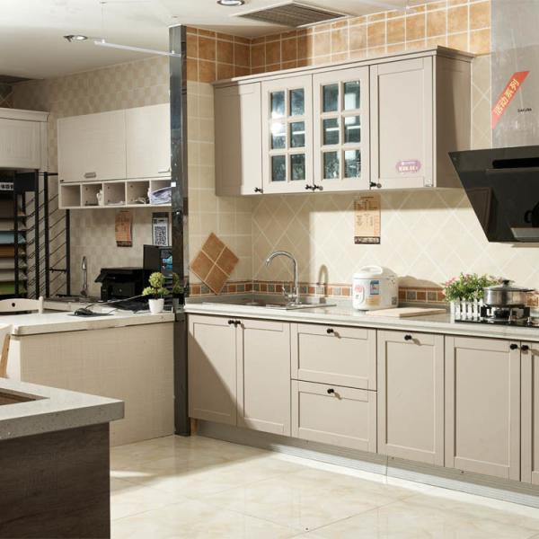 Buy cheap 18mm Modern Kitchen Cupboard MDF Melamine Door Flat Edge from wholesalers