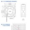 Buy cheap Practical 12V DC Axial Cooling Fan Lightweight 60x60x25mm 3000Rpm from wholesalers