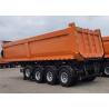 Buy cheap 4 Axles Bulk Cargo Tipper Truck Trailer Heavy Duty U Shape 40 Ton from wholesalers