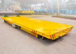 50t Stainless Plant Handling Auto Dumping Platform Trailer On Steel Rails