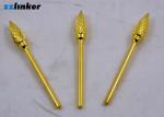 Dental Micromotor Golden Tungsten Carbide Drills Hardened Stainless Steel