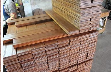 Buy cheap Smooth UV Cumaru solid wood floor from wholesalers