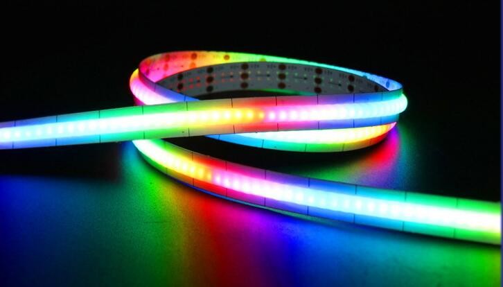 COB Digital Pixel 100mm Cuttable Led Strips 3 Years Warranty 24V Led Strip Lights For Ceiling/Party Decor