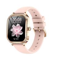 Buy cheap MK88 Ladies Diamond Smart Watch Health Monitor BT Call Blood Oxygen Smartwatch product