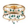 Buy cheap Copper modern chadelier living room bedroom crystal led brass ceiling light(WH-CA-70) from wholesalers