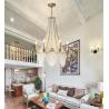 Buy cheap Long chandelier crystal decoration lamp hall lighting villa building spiral staircase chandeliers(WH-CI-121) from wholesalers