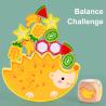 Buy cheap Wooden Stacking Balance Building Block Toys Cartoon Animal Hedgehog Fruit Blocks Balance Games Montessori Toys from wholesalers