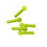 Buy cheap Disposable 1.8mm Sterile Twist Off Pricking Device Green Blood Lancet from wholesalers