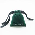 25x30cm Dark Green Velvet Pouch , HY Jewelry Srorage Bag