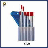 Buy cheap WT20 Red Thoriated Tungsten Electrode Bright Polished Red Tungsten Electrode product