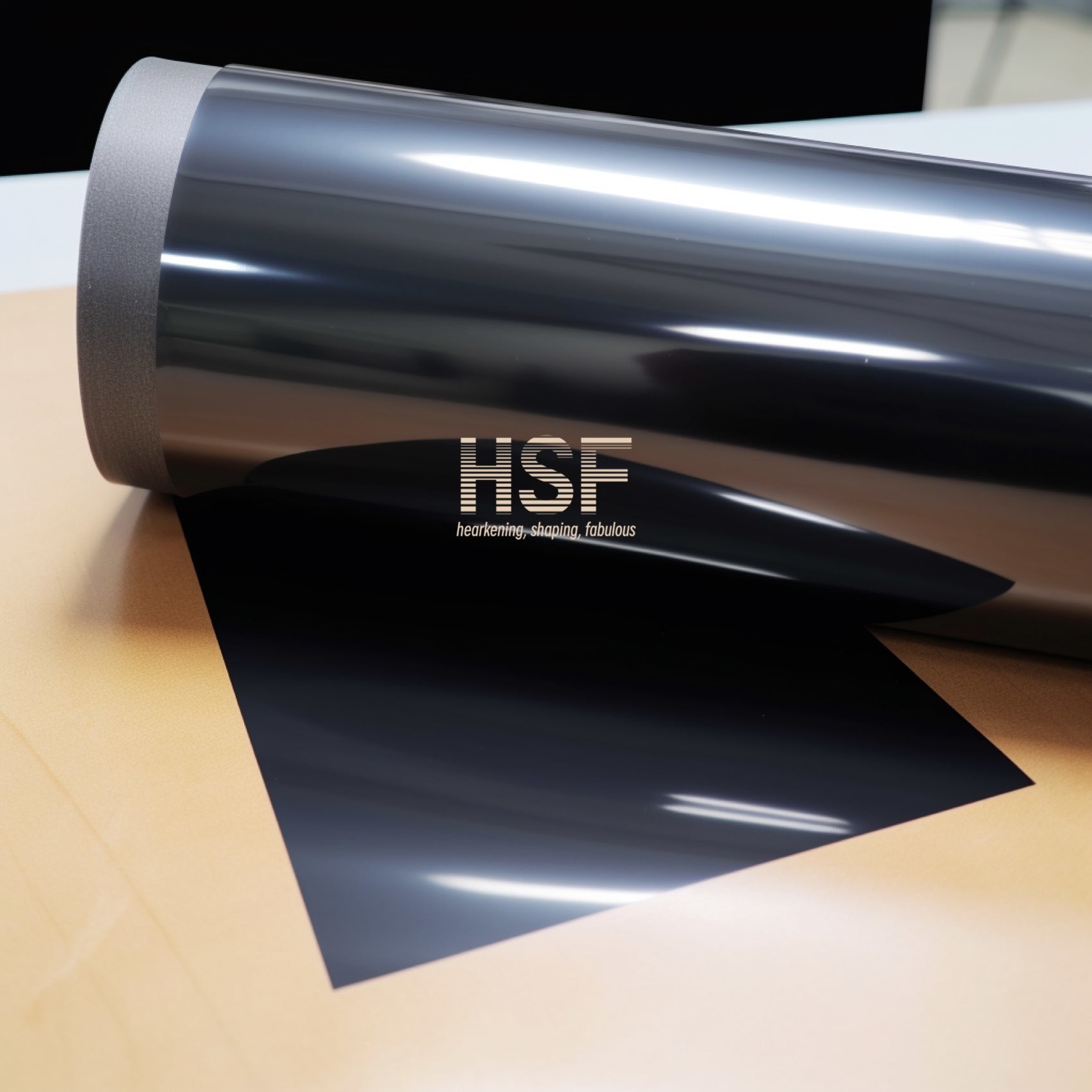 50 Micron Black PET Fluorosilicone Release Liner Polyethylene Terephthalate Film