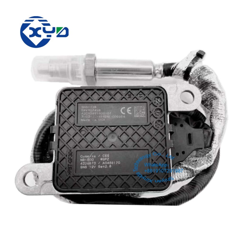 12V 5WK9 6742B Cummins NOx Sensor 4326873 Grey Square Four Pin Plug