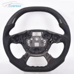 Black Carbon Fiber Ford Ranger Raptor Steering Wheel Sports Style 350mm