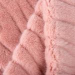 Knitted Faux Fur Fabric for Garments Soft Cut Pile 100% Polyester Faux Fake Faux