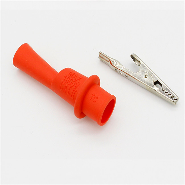 1000V 10A Multimeter Crocodile Clips , Multipurpose Battery Alligator Clips