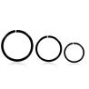 Buy cheap Fashion Steel Seamless Hinged Nose Hoop Ring Septum Clicker Ear Cartilage Tragus Helix Piercing Charming Body Jewelry from wholesalers
