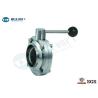 Buy cheap Butt - Weld Stainless Steel Sanitary Valves DN15 - DN300 With Pull Handle from wholesalers