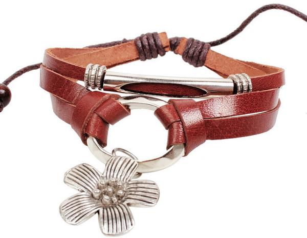 Buy cheap Lucky knot bracelet beaded bracelet explosion models personalized jewelry leather bracelet from wholesalers