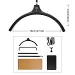 60w Flexible Beauty Arch Light For Lashes Salon Soft Led Harmless