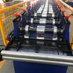 0.4-0.7mm Metal Steel Roof Rain Gutter Roll Forming Machine PPGI GI Building