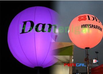 Buy cheap Colorful 1.6m Inflatable LED event lighting balloon for Outdoor Decoration Muse Series 160CM from wholesalers