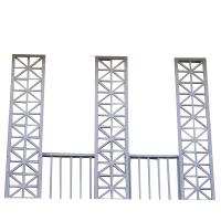 Buy cheap Matte Black Aluminum Wrought Iron Balcony Railing Security Steel Balustrade product