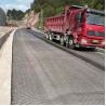 Buy cheap 100-200kN High Tensile Fiberglass Geogrid Coated Bitumen Grid for Airport Construction from wholesalers