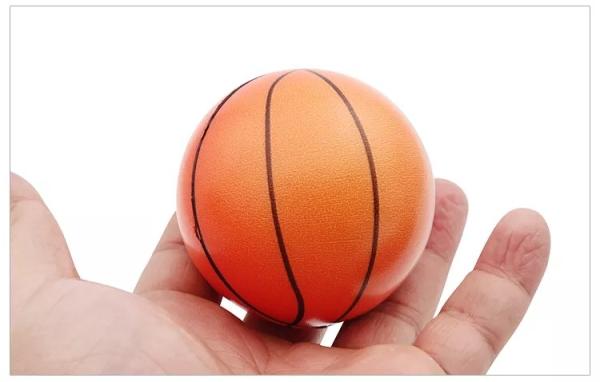Buy cheap Antiwear Mini Basketball PU Foam Ball Odorless Nontoxic For Stress Releasing from wholesalers