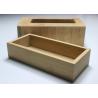 Buy cheap Custom Logo Natural Color Type Bamboo Gift Box With Clear Glass Top Window from wholesalers