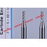 Buy cheap 2 Flute Aluminum End Mill Bright Finish No Coating 0.7um Grain Size from wholesalers
