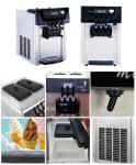 Soft Serve Ice Cream Machine 20-28L/H Restaurant Ice Cream Maker Commercial