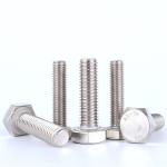 Full Thread Hexagon Head Bolts Din933 Bolt And Nut Set Stainless Steel Fastener
