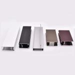 Mill Finished 6063 Aluminium Door Frames Wood Grain Aluminium Sliding Door
