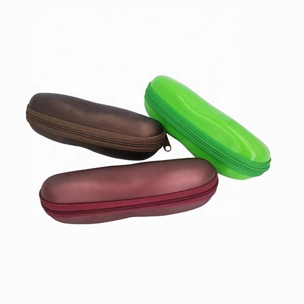 Buy cheap Fashionable PU Leather Sunglasses Case Custom Logo EVA Sunglasses Case from wholesalers