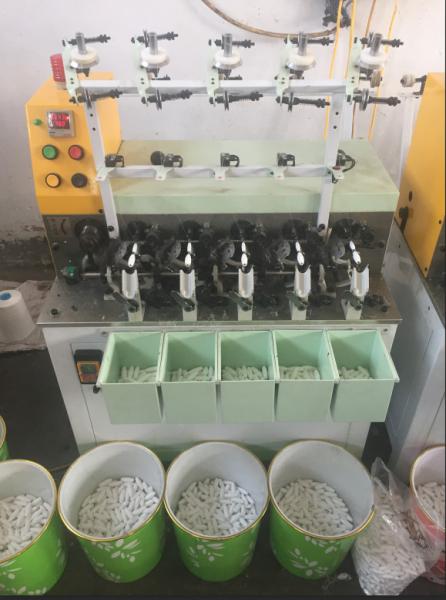 Five Head Automatic Moto Arn Cocoon Bobbin Winding Machine Small Volume 85KG