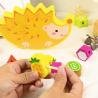 Buy cheap Wooden Stacking Balance Building Block Toys Cartoon Animal Hedgehog Fruit Blocks Balance Games Montessori Toys from wholesalers