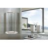 Buy cheap Red Bronze Stainless Steel Pivot Shower Doors With Nano Self - Cleaning Tempered Glass from wholesalers