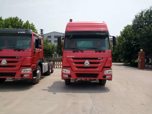 Buy cheap SINOTRUCK Prime Mover Truck LHD RHD 375HP 6X4 Tractor Trailer Truck Red Color from wholesalers