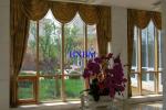 Space Saving Timber Casement Windows , Safety Wooden Double Glazed Windows For