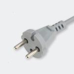 European eu 2 pin pvc Power Cord Cable VDE Male to Female Power Extension Cord