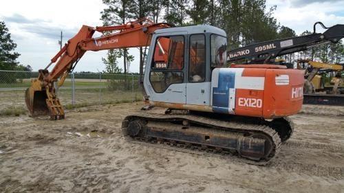 Buy cheap Used hitachi ex120-2 excavator for sale from wholesalers