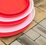 Circular Plastic Chicken Feeding Trays Sturdy And Durable