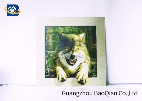 Buy cheap 0.9mm PET 3D / 5D Pictures Dinosaur Image 40x40cm Size For Decoration from wholesalers