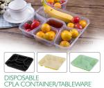 PLA plate best selling prodcts, biodegradable PLA dinner plate for restaurant