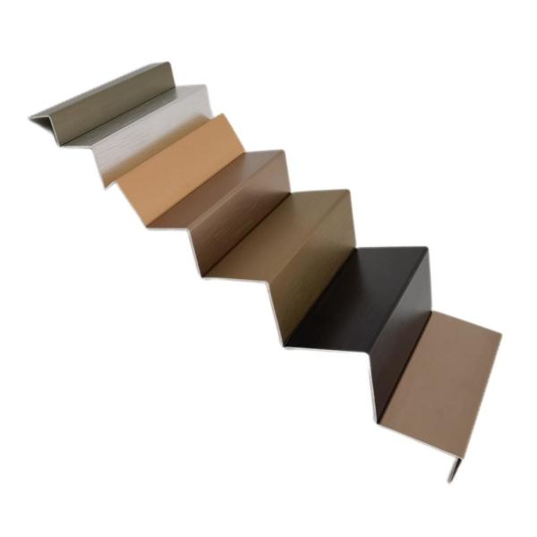 Buy cheap Rectangular Aluminium Decorative Profiles Wood Finish For Kitchen Cabinets from wholesalers