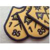 Buy cheap Eco - Friendly Custom Twill Patches Sew - On Back For Garment / Embroidered Cloth Badges from wholesalers