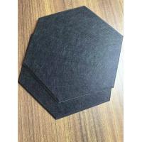 Buy cheap Hexagon Colorful PET Acoustic Panels Wood Insulation Sound Board For Ceiling product