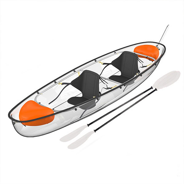 See Through Driftsun Transparent Kayak , Flat Bottom Canoe With Stabilizers